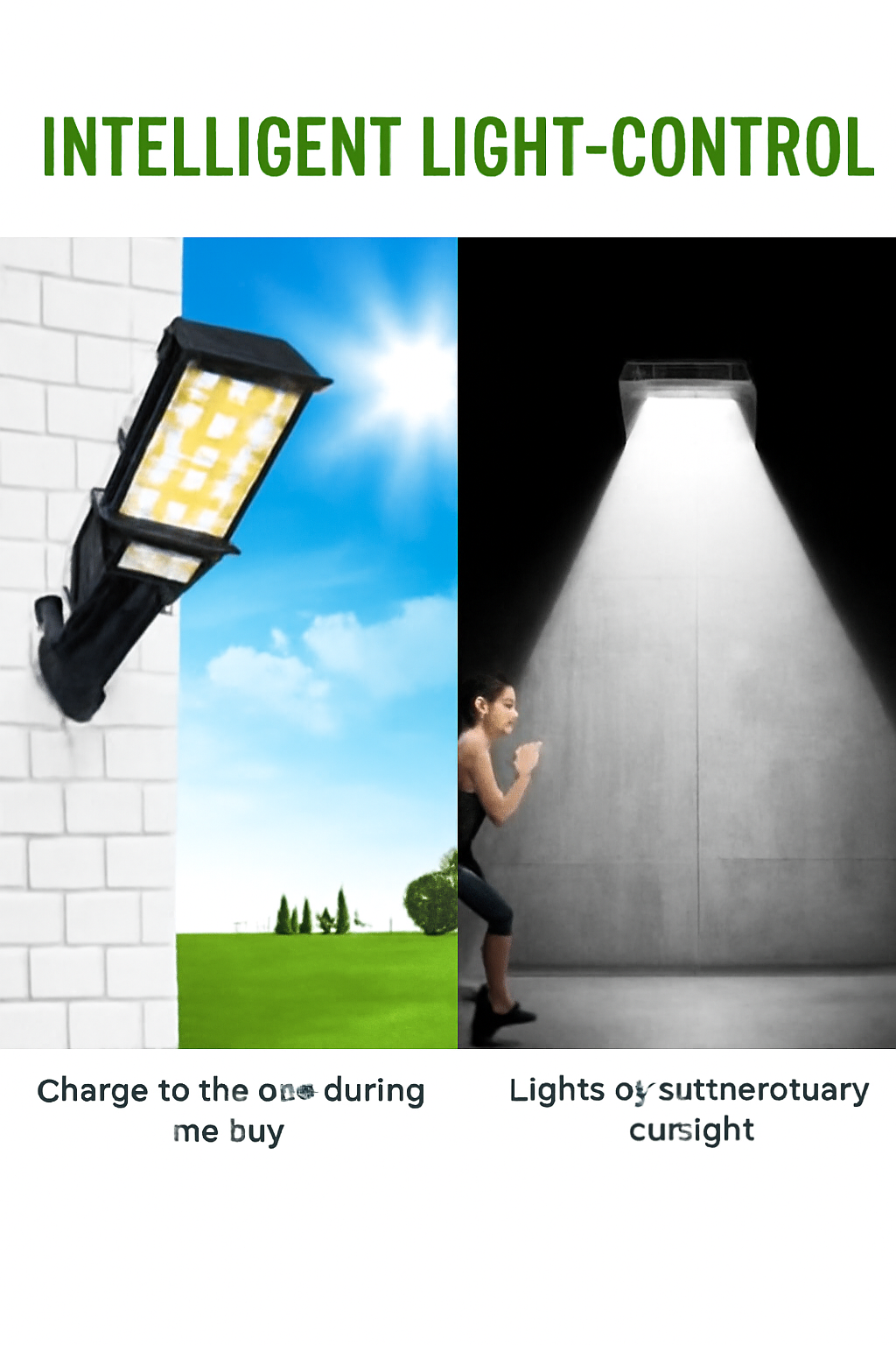 Solar LED Lamp – Motion Sensor